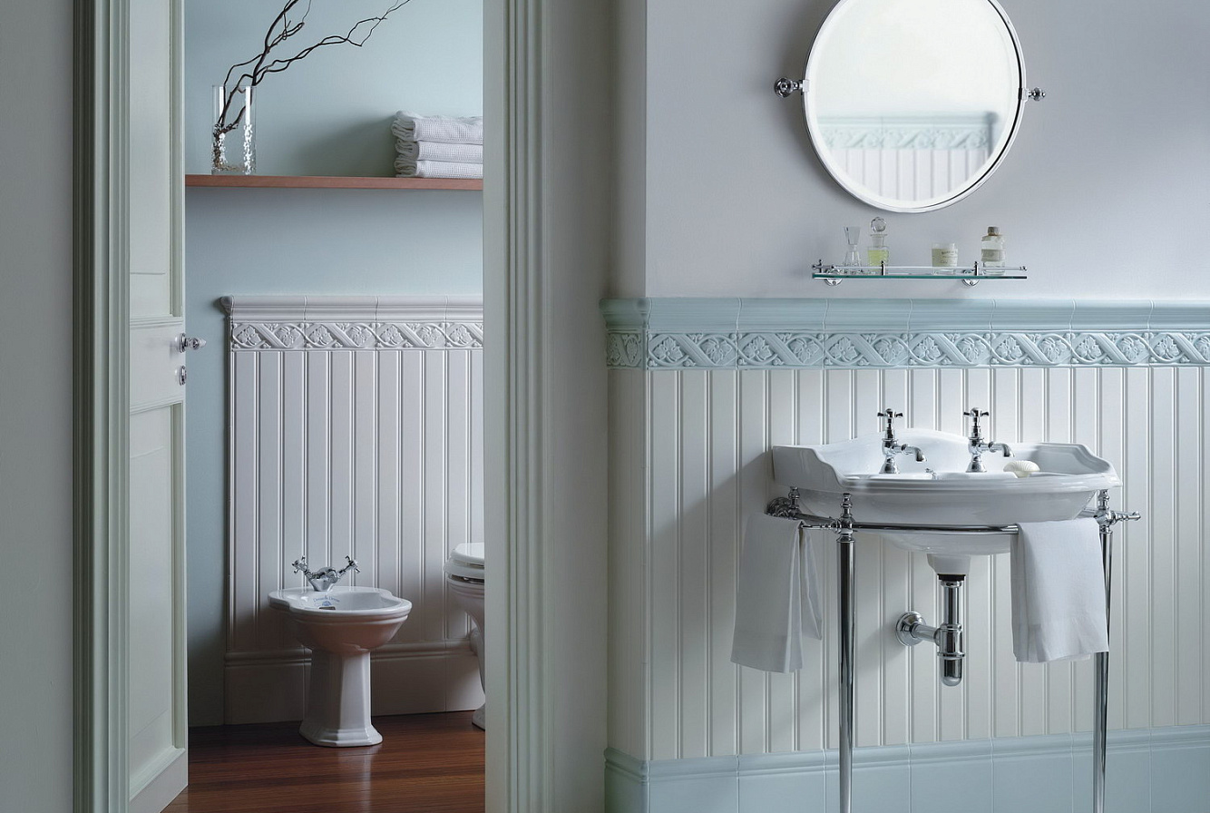 Керамическая плитка CERAMICHE GRAZIA BOISERIE BIANCO MATT / INDACO