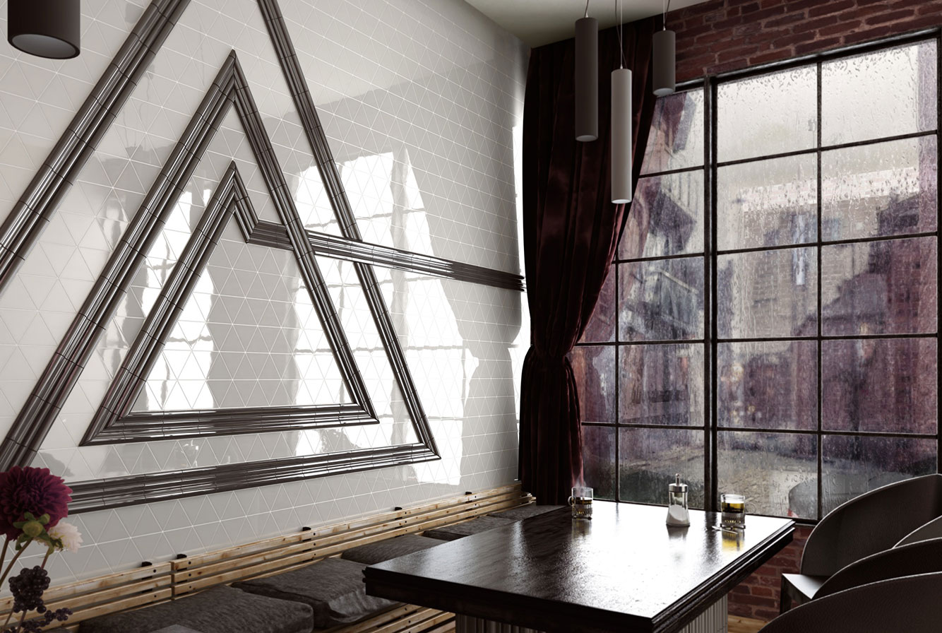 SCALE TRIANGOLO LIGHT GREY